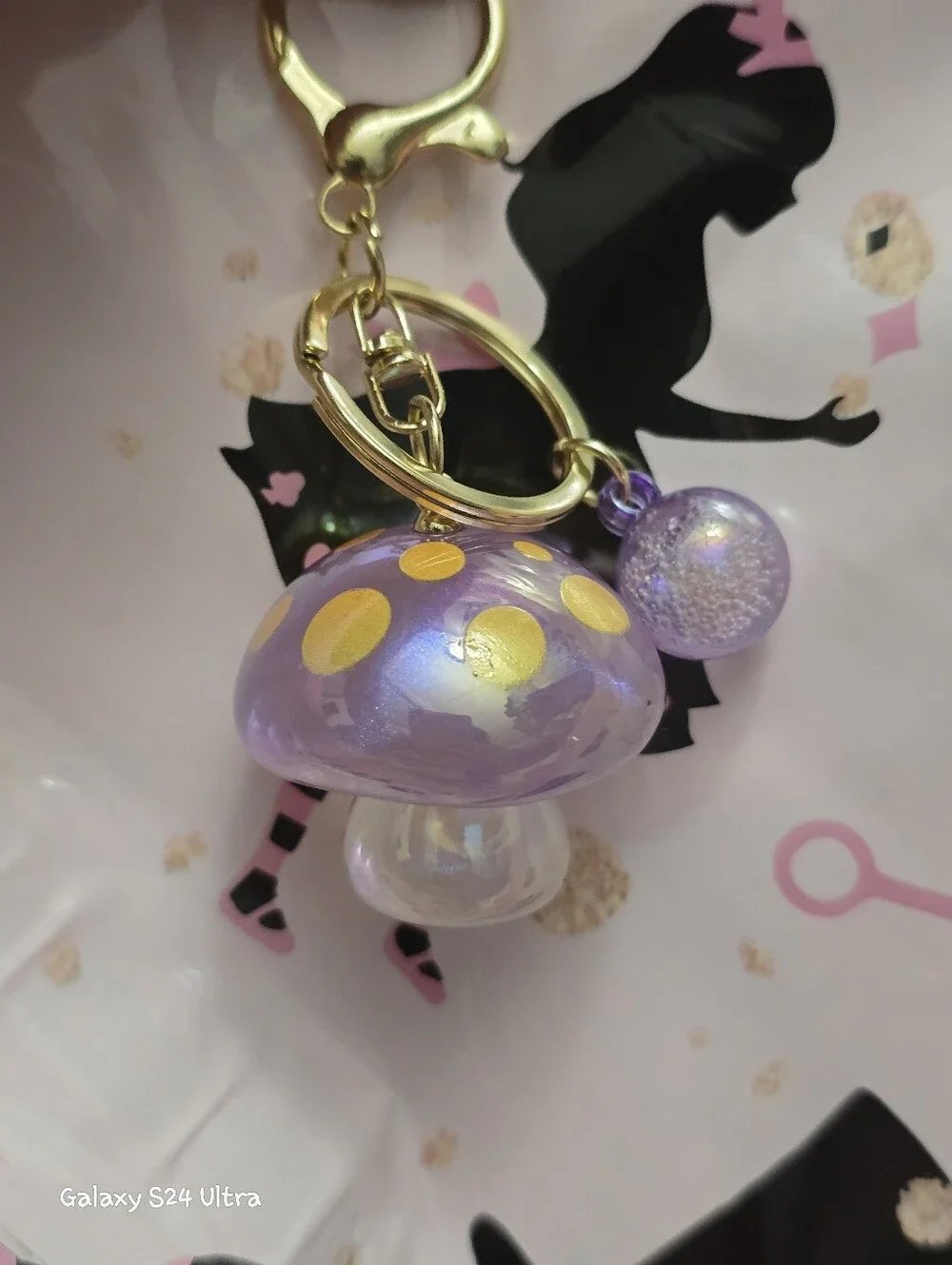 Mushroom Bag Charm/ Keychain NEW